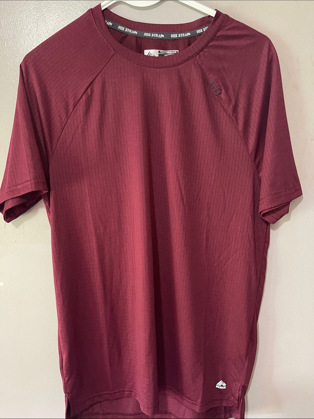 RBX Men's Maroon Short-Sleeve Performance Tee